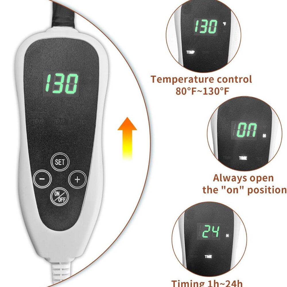 Extra Large Dog Heating Pad 47x30 in with Smart Thermostat Switch - Picture 5 of 9